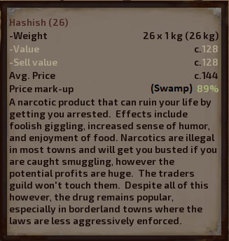 Hashish At Swamp Trader